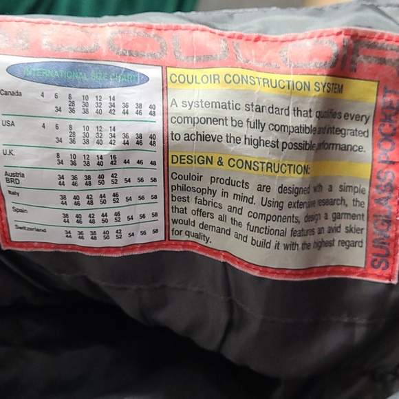 COULOIR Vintage Ski Snow Suit - Picture 9 of 12